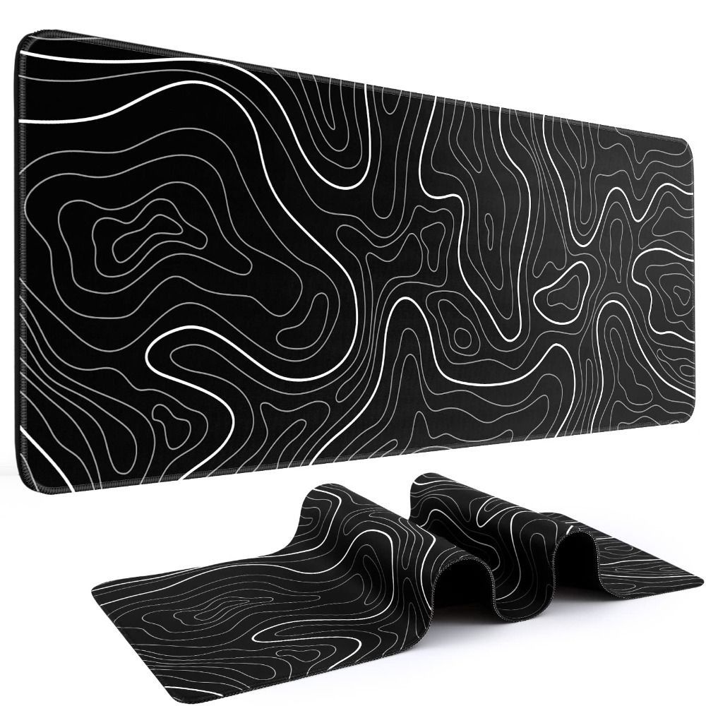 Gaming Keyboard Nearby - Professional Gaming Topographic Shape Gaming Mouse