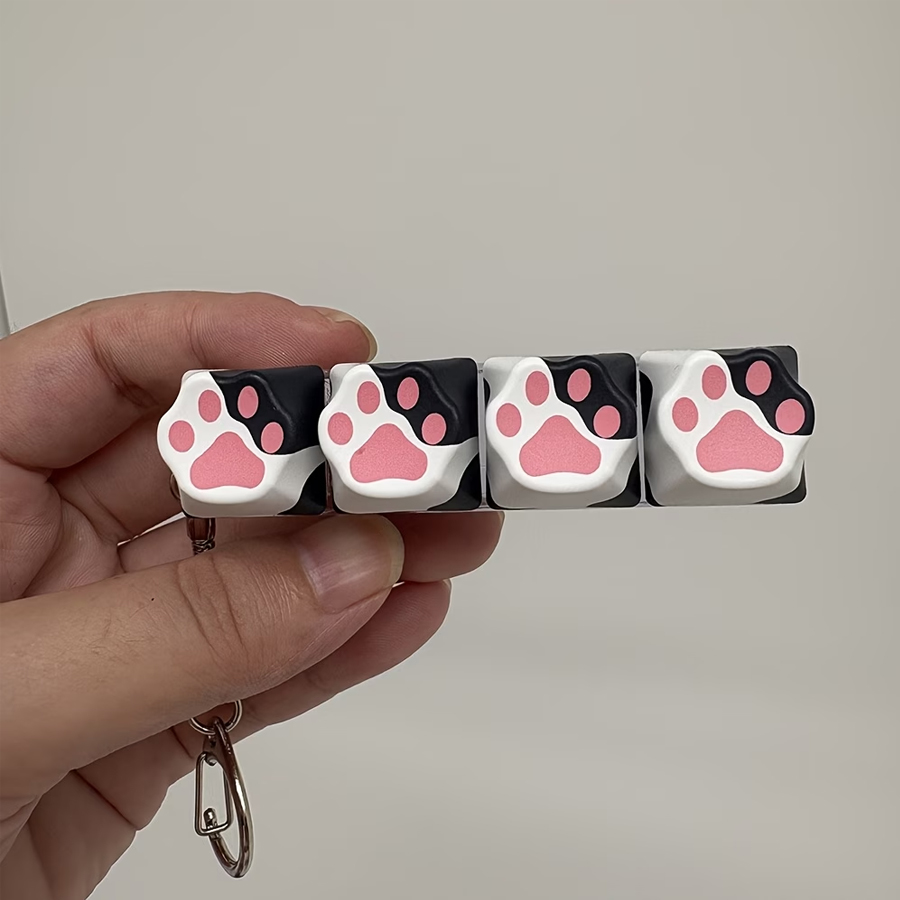 Cat Paw Button Stress Relief T - Gaming Keyboard Test 评论和价格