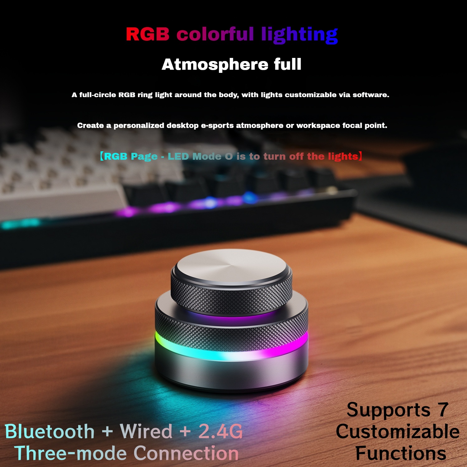 RGB Dual Knob Keyboard Customi - Gaming Keyboard No Rgb 评论和价格