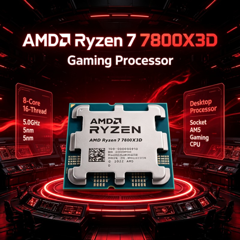 Ryzen 7 7800X3D AMD Desktop CP - Amd Cpu Ryzen 7 评论和价格