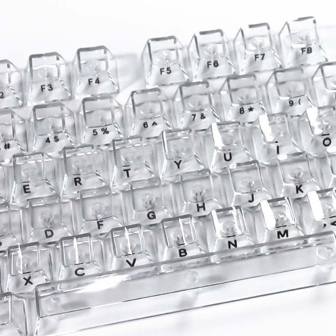 Crystal Transparent Cherry Pro - Gaming Keyboard No Rgb 评论和价格