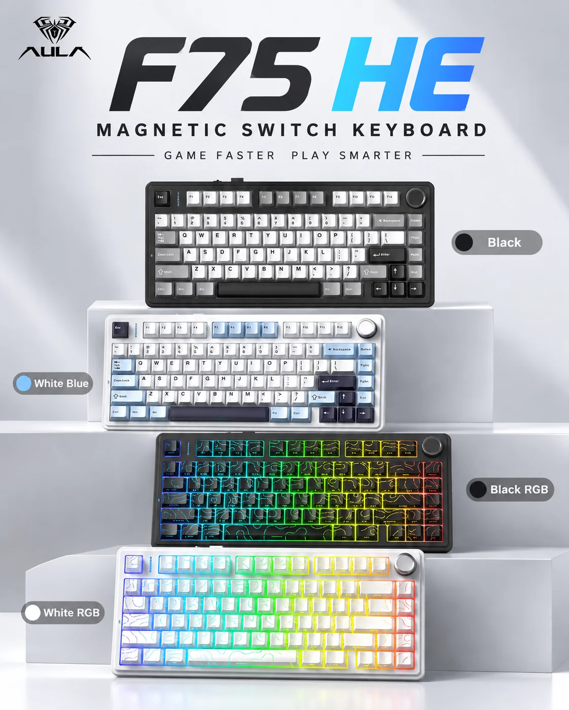 AULA F75 HE Magnetic Keyboard  - Gaming Keyboard No Rgb 评论和价格