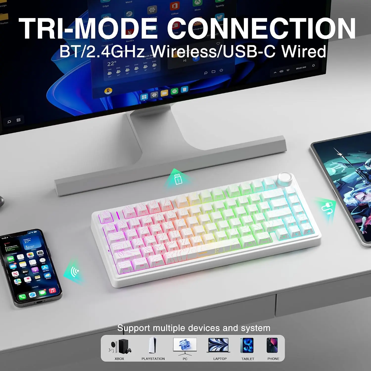 AULA F75 HE Magnetic Keyboard  - Gaming Keyboard No Rgb 评论和价格